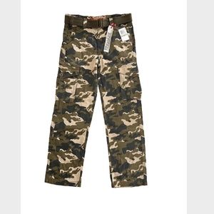 NWT Ring of Fire Camo Pants Boys Youth Size 12